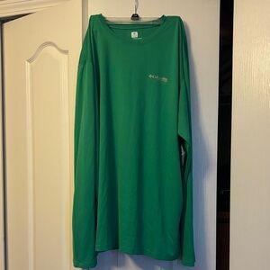 Columbia Men's Vibrant Green Long Sleeve Tee